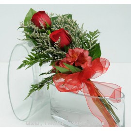 2 Red Roses Bouquet